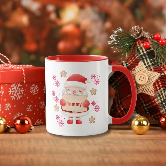 Niedlich Red Santa Name Tasse (Von Creator hochgeladen)