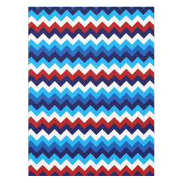 Niedlich Red White Blue Chevrons Small Tablecloth Tischdecke