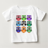 Niedlich! - Regenbogen der bunten Eulen