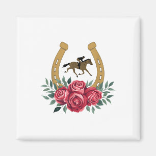 Niedlich Reitsport Rose KY 151. Derby Pferd Party Magnet