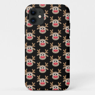 Niedlich Rentier Cartoon Pattern Weihnachten Schwa Case-Mate iPhone Hülle