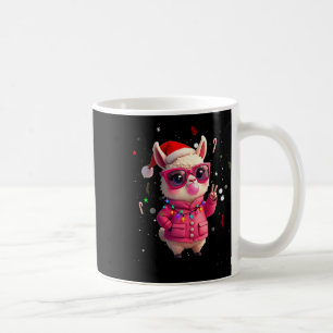 Niedlich Retro Alpaca Weihnachtsblase Gum Gir Kaffeetasse