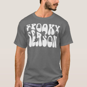 Niedlich Retro Groovy Halloween Spooky Season Ghos T-Shirt