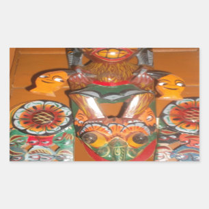 Niedlich Retro Halloween Bash Hakuna Matata Party Rechteckiger Aufkleber