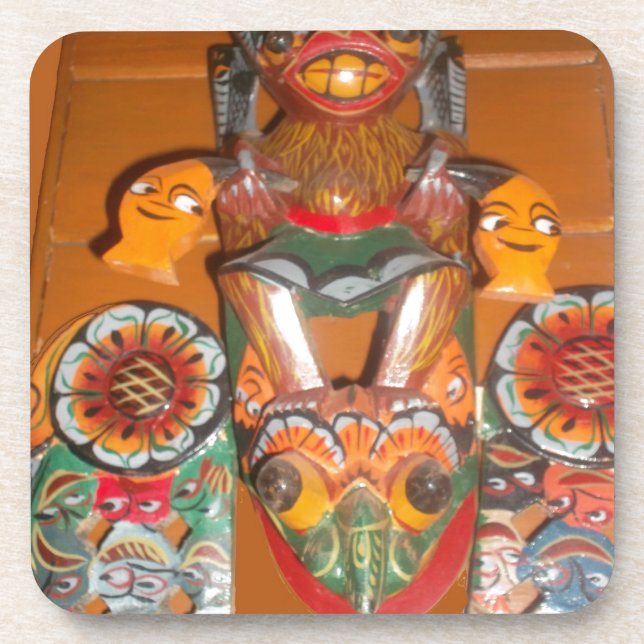 Niedlich Retro Halloween Bash Hakuna Matata Party  Untersetzer (Vorderseite)