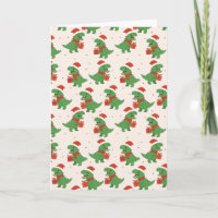 Niedlich Retro Kids T-Rex Xmas