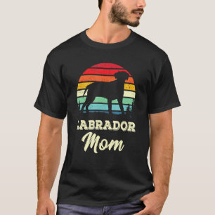 Niedlich Retro Labrador Mama Labrador Retriever Do T-Shirt