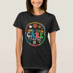 Niedlich Retro Ltc Krankenpflege Langfristige Kran T-Shirt