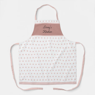 Niedlich Retro Pink Whisper Polka Dot Schürze