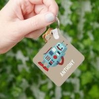 Niedlich Retro Robots Personalisierte Sci-Fi