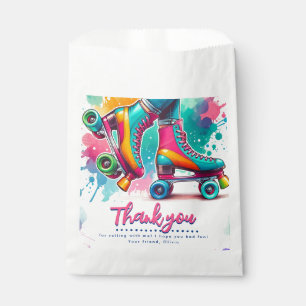 Niedlich Retro Roller Skate Geburtstagsparty Geschenktütchen