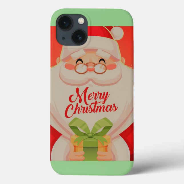 Niedlich Retro Santa Claus  Case-Mate iPhone Hülle (Rückseite)