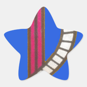 niedlich Retro Vintag Navy Achor.jpg Stern-Aufkleber