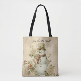 Niedlich Retro Vintag Snowman