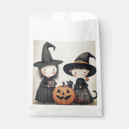 Niedlich Retro Vintage Halloween Kids Trick oder B Geschenktütchen