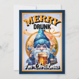 Niedlich Retro-Weihnachten Dankeskarte