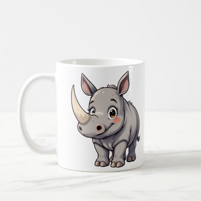 Niedlich Rhino Kaffeetasse (Links)