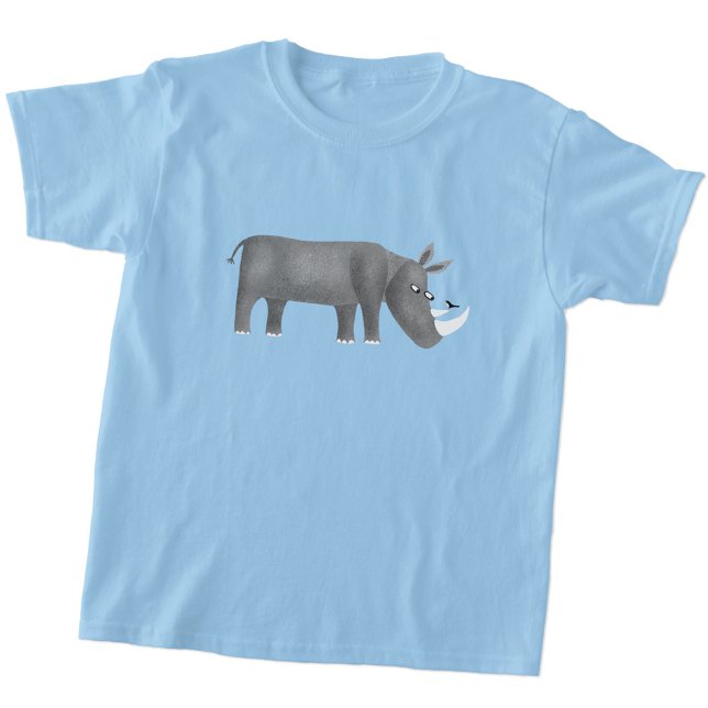 Niedlich Rhinoceros Animal Lover T-Shirt (Rhinoceros wildlife safari t-shirt)