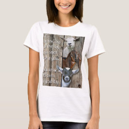 Niedlich riecht wie eine Ziege T-Shirt