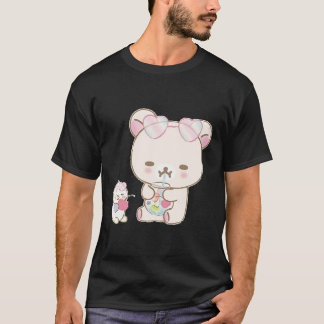 Niedlich Rilakkuma Summer    T-Shirt (Vorderseite)
