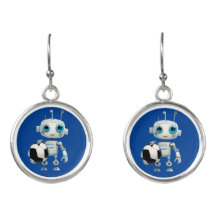 Niedlich Robot Soccer Player Blue