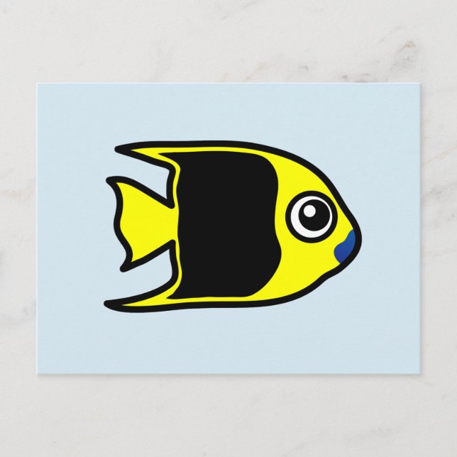 Niedlich Rock Beauty Postkarte (Vorderseite)