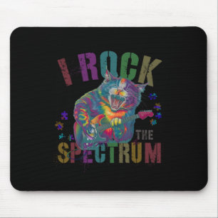 Niedlich Rock I Rock the Spectrum Autismus Mama Mo Mousepad