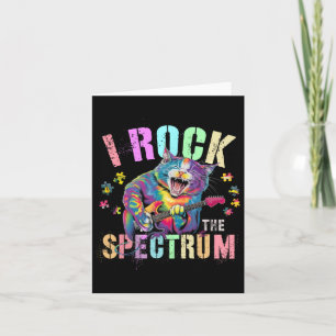 Niedlich rock ich Spektrum Autismus Proud Mama Mot Karte