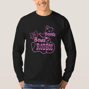 Niedlich Rodeo Princess Cowgirl Girls Western T-Shirt