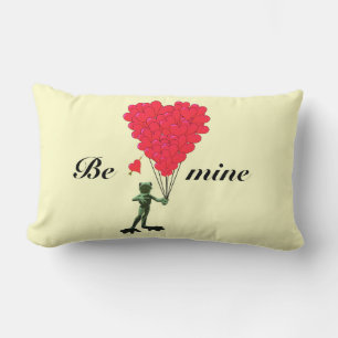 Niedlich romantische Kinder Froschvalentine Liebe  Lendenkissen