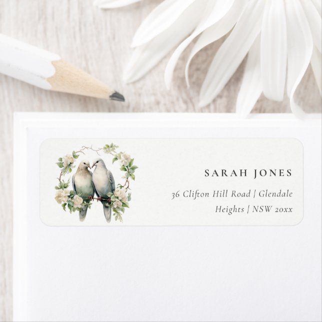 Niedlich Romantische Liebesvögel Botanische Kämpfe (Insitu)