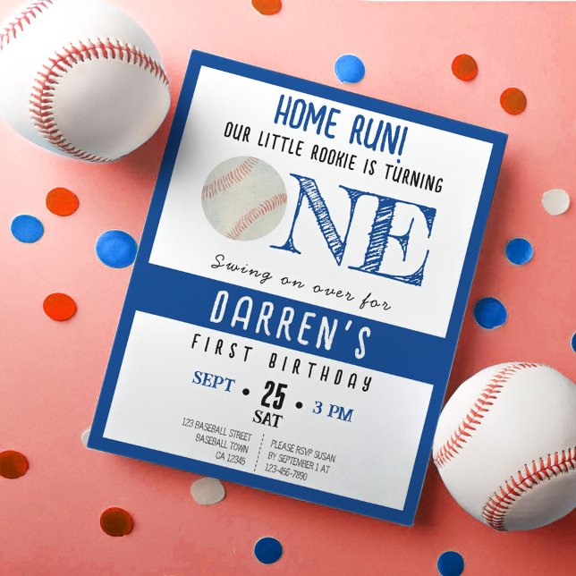 Niedlich Rookie Baseball Budget Boy 1. Geburtstag (Von Creator hochgeladen)