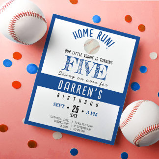 Niedlich Rookie Baseball Budget Boy Birthday Einla