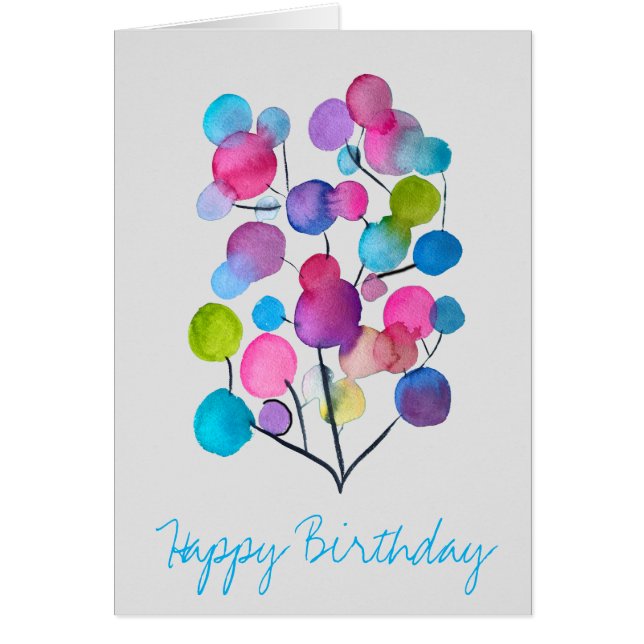 Niedlich rosa abstrakte Kunstbaum (Vorne)