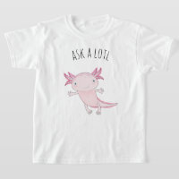 Niedlich rosa Axolotl