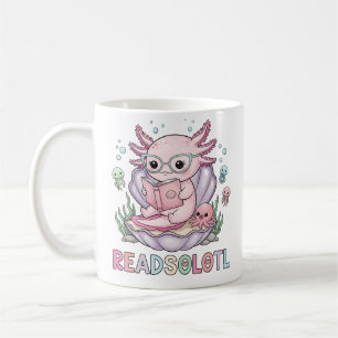 Niedlich rosa Axolotleading Kaffeetasse