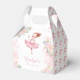 Niedlich rosa Ballerina Geburtstag danke für die B Geschenkschachtel