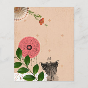 Niedlich rosa Collage Art Journal