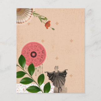 Niedlich rosa Collage Art Journal