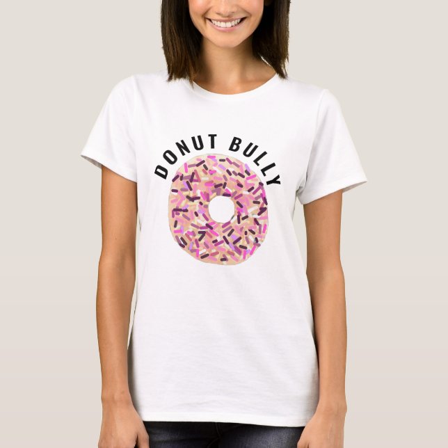 Niedlich rosa Donut T-Shirt (Vorderseite)