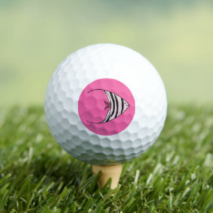 Niedlich rosa Fische Golfball