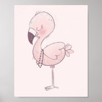 Niedlich-rosa-Flamingo-Illustration