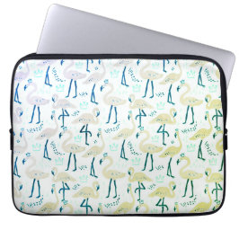 Niedlich rosa Flamingo Notebook-Ärmel Laptopschutzhülle