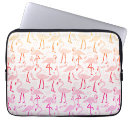 Niedlich rosa Flamingo Notebook-Ärmel Laptopschutzhülle