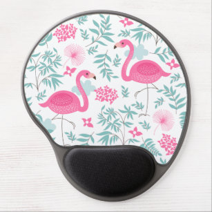 Niedlich-rosa-Flamingos-Illustration Gel Mousepad