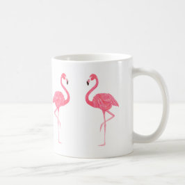 Niedlich-rosa Flamingos-Illustration Tasse