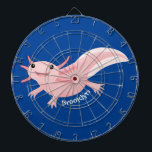 Niedlich-rosa-glückliche axolotl dartscheibe<br><div class="desc">Dieses niedlich rosa axolotl wird in lustiger Illustrationsweise gezeichnet. Viel Wasserspass!</div>