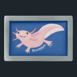Niedlich-rosa-glückliche axolotl rechteckige gürtelschnalle<br><div class="desc">Dieses niedlich rosa axolotl wird in lustiger Illustrationsweise gezeichnet. Viel Wasserspass!</div>