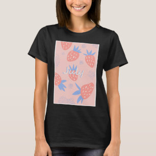 Niedlich Rosa Juli Erdbeere Frische Früchte Berry T-Shirt