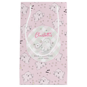 Niedlich rosa Mama und Baby Ghost Baby Dusche Kleine Geschenktüte